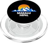Makalu, Nepal Mountains, Miking, Campinganlage PopSockets PopGrip für MagSafe