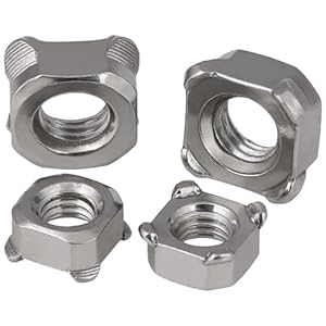 WUPNGS Quadratische Schweißmuttern M10 5 Stück