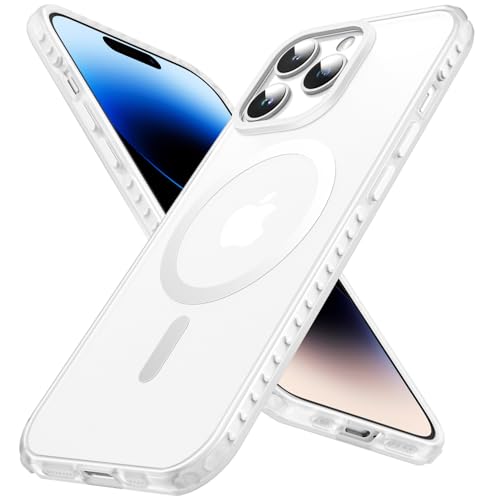 Coque iPhone 14 Pro transparente mate pour éviter les traces de doigts