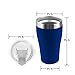 Tahoe Trails 20 oz Stainless Steel Tumbler with Lid, Double Wall Vacuum Insulated Travel Cup, Great for Cold or Hot Drinks, Royal Blue
