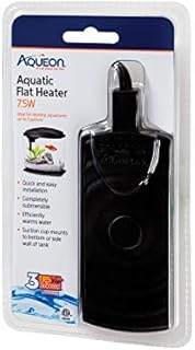 Aqueon Small Aquarium Fish Tank Submersible Mini Flat Heater Up to 3 Gallon Aquariums, 7.5 Watts