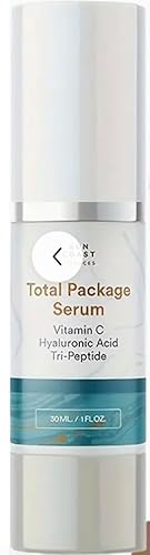 Serum with Vitamin C, Hyaluronic Acid, Tri-Peptide for Skin Brightening, Anti-Aging, Moisture, 30ml/1oz