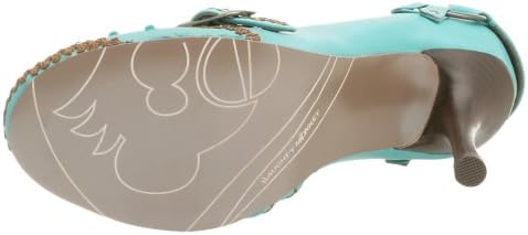 Naughty Monkey Women's Playful Buckle Pump,Turquoise,8.5 M | Image 3