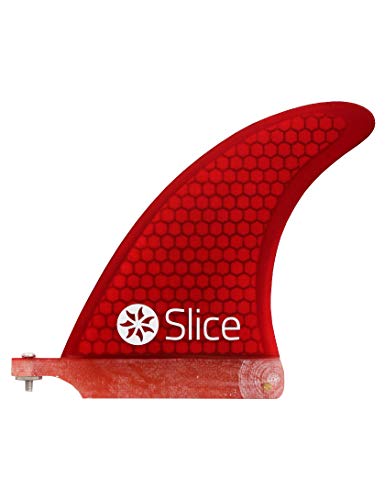 Slice RTM Hexcore Centre Fin 6" RED SLI04B Colour - Red