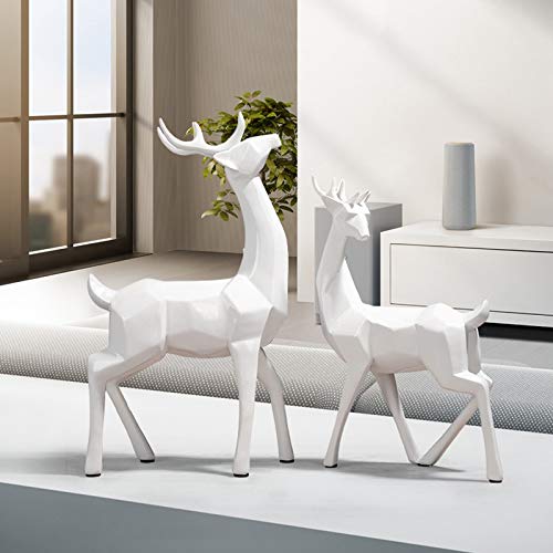 Décoration de bureau style simple animal résine cerf maison - 4