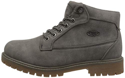Bota feminina Lugz Mantle Mid Fashion, Charcoal/Gum, 8.5