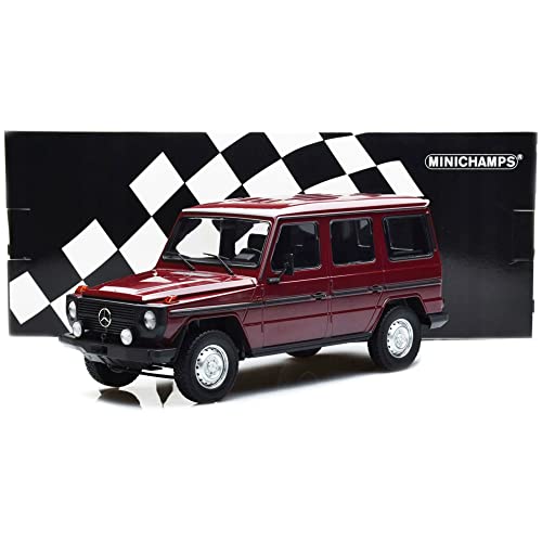 Mercedes G-Model Long 1980 1:18 Minichamps Rojo miniatura 2