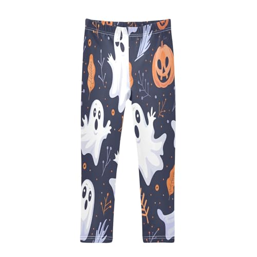 Toddler Girls Leggings Printed Yoga Pants Leggings Ghost Decoration Elements for Kids