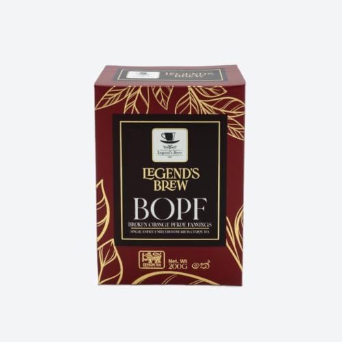 Legend's Brew BOPF Ceylon Black Tea β Strong Robust Full-Bodied Brew, Loose Leaf Tea Fannings, Premium 200g Carton - 1