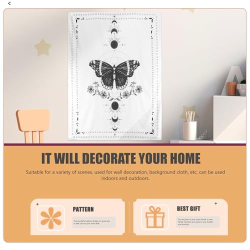 Tapiz de pared de mariposas y sol para llenar tu dormitorio de magia 7