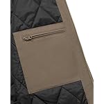 HISEA Men's Winter Work Jackets, Water Resistant Hooded Duck Canvas Coat, Loose Fit Insulated Utility Jacket with Pockets - Image 5