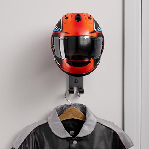 Percha para gorras de béisbol con ganchos y estante de acero rígido 4