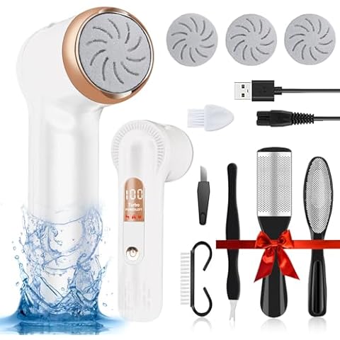 LAVAED Electric Foot Callus Remover Electric Foot Filer Electric Callus Remover for Feet Foot File Electric IPX7 Waterproof Electric Foot Sander Pedicure Kit Upgrade High Power & LED Display Cover