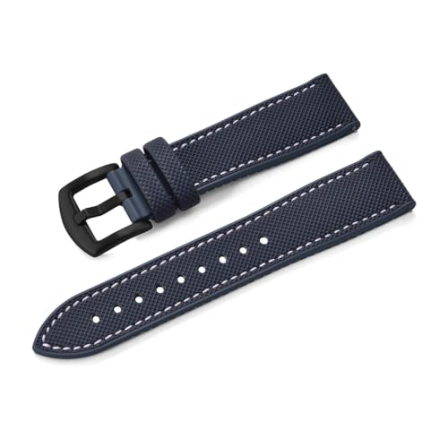 Bracelet de montre anti-transpiration en caoutchouc FKM 24mm pour montre Tissot