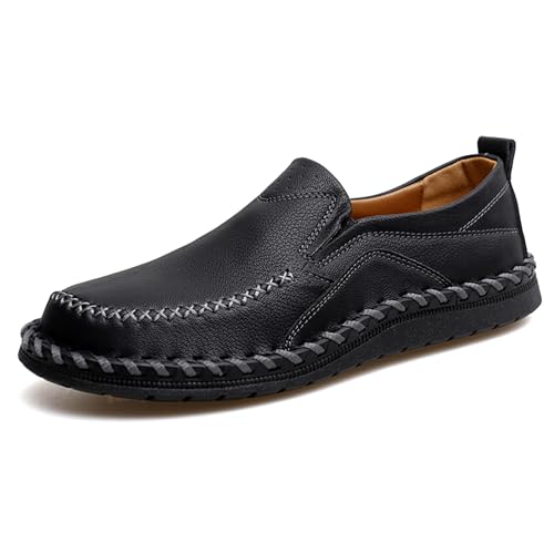 Mens Loafers Shoes Breathable Slip-on Casual Shoes Work Business Sneakers Ofice Driving Dress Shoes