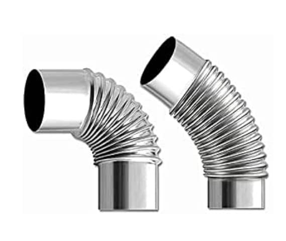 Amazon | SoloWilder 煙突エルボー 90度 煙突パイプ 直径45度 2.36