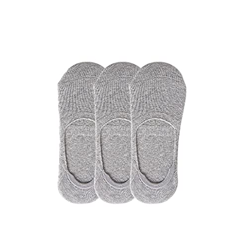Image of Fit in Clouds Womens noshow low cut liner invisible nonslip socks for flats sneakers sock 80% cotton white black grey & skin