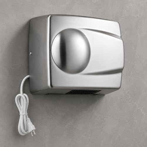 Image of BATH GURU 1500W Automatic Hand Dryer Wall Mounted - High-Speed Touch-Free Electric Hand Dryer, Warm Air, Durable Metal Body - Commercial Hand Dryers for Bathroom, Hotel, Office, Restaurant & Hospital