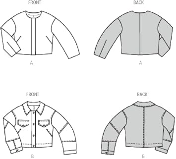 Burda Style X05711BURDA Misses' Jackets Sewing Pattern Packet, Design Code B5711, Sizes 10-22 (36-48)