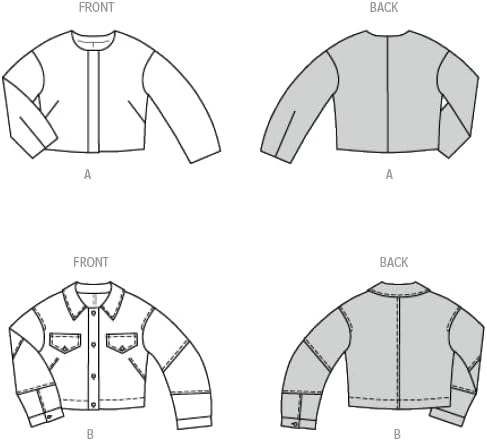 Burda Style X05711BURDA Misses' Jackets Sewing Pattern Packet, Design Code B5711, Sizes 10-22 (36-48)