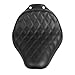 YDLMT Black Line/Lattice Stitched Front Driver Solo Seat for Harley Softail Fat Boy Fatboy FLSTF EFI FLSTFI 2007-2017