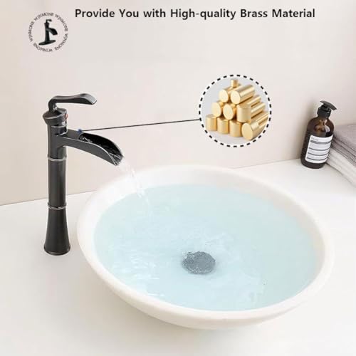 Robinet mitigeur de lavabo vintage G9/16 haut cascade vasque