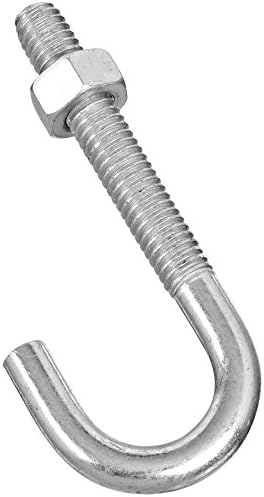 National Hardware J Bolts N232-918, 5/16 in x 3 in, Zinc, 2-Pack