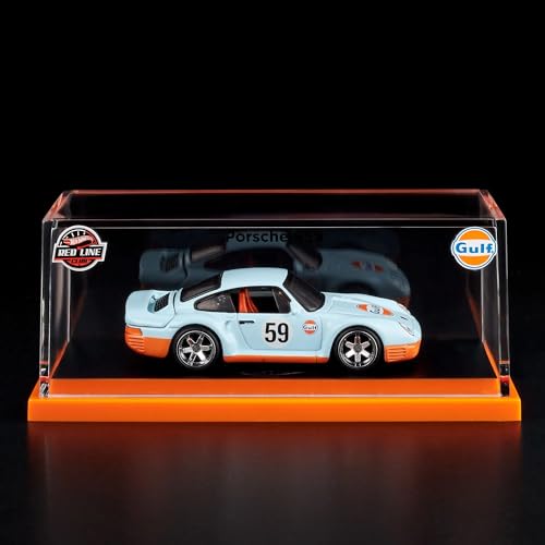 Hot Wheels Porsche 959 Gulf Blue escala 1:64 miniatura 1