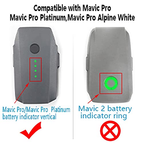 Hanatora Battery Charging Hub For Dji Mavic Pro((1St Gen))/Platinum/Alpine White, 4 In 1 Charger With Charge Lcd Display #TOP1