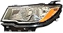 HYYKJ-US Headlight Assembly For 2017 2018 2019 2020 2021 JeepCompass Replacement Halogen Headlights [55112707AB], Driver Side (LH) Headlamp