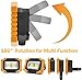 OTYTY LED Work Light 2-Pack, 30W 1500LM Portable Rechargeable Flood Lights with Magnetic Base, 4200mAh Battery for Outdoor, Camping, Hiking, Emergency, Car Repairing, Job Site Lighting (W840 Yellow)