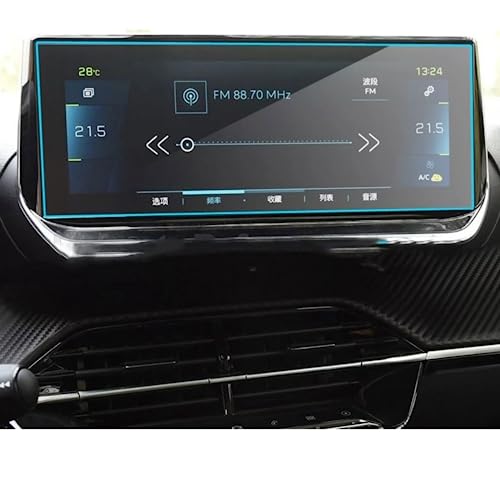 Verre trempé Peugeot 2008 ultra résistant anti rayures pour écran GPS 10"