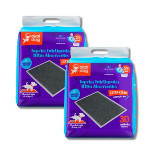 Kit 2 Pacotes Tapete Higiênico Akol Dog 60x80cm