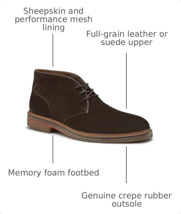Image of Johnston & Murphy Mens Calder Chukka Boot