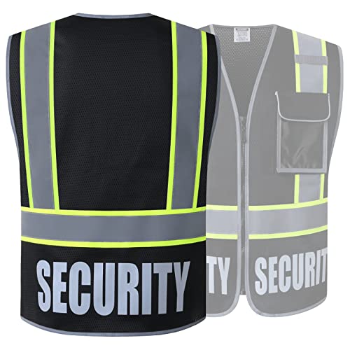 HATAUNKI unisex-adult High Visibility Vest Security Vest