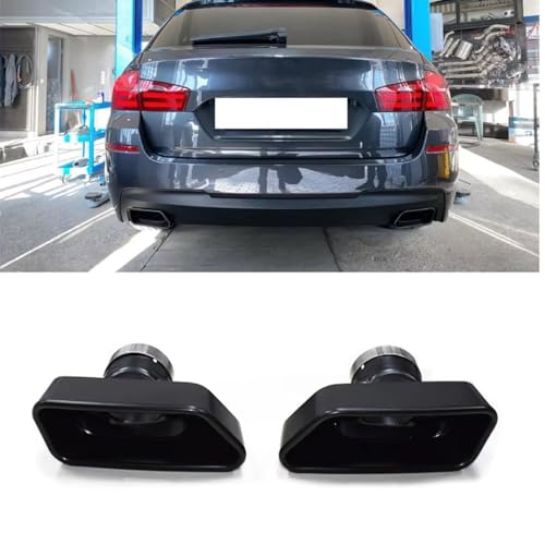 Terminales de escape con boquilla cuadrada Black A para renovar la estética de tu coche 3