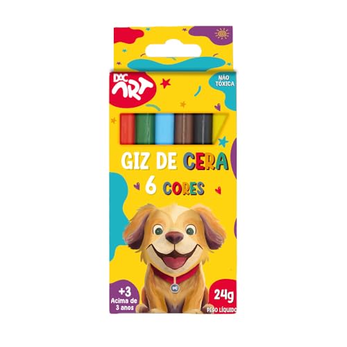DAC - Giz de Cera com 6 Cores