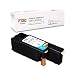 FDC Toner Compatible Dell E525W Printers Toner Cartridges 1 Pack Replacement for Cyan 593-BBJU, VR3NV, H5WFX