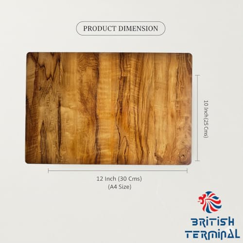 Image of Wooden Lap Board for Writing, Multipurpose Engineering Drawing Board, Study Pad for Laptop and Keyboard, Smooth Flat Surface for Students, Kids and Artist (Thickness - 11mm, 10 x 12 inch)