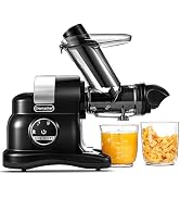 AMZCHEF Sapcentrifuge met 80 mm grote vulschacht - 150 W slow juicer met 2 snelheidsmodi en terug...
