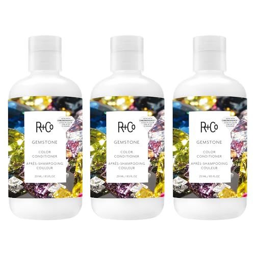 R+Co GEMSTONE Color Conditioner – 3 Pack, Color-Enhancing & Protecting