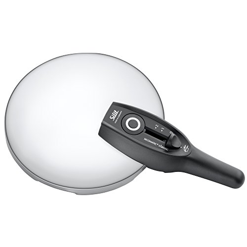 Silit Sicomatic Classic Ersatzdeckel für Schnellkochtopf 2,5l, 18 cm, Kunststoffgriff, 3 Kochstufen, Einhand-Kochstufenregler