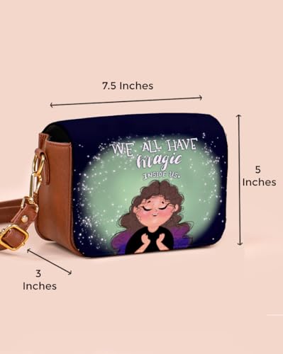 Image of Kalankit Rakhi Gift Hamper For Sister | Rakhi Gift For Girls, Sling Bag For Women, Travel Crossbody Bags, Stylish Cross Sling Bags for Woman | Rakhi Gifts For Sister, Gifts for Rakshabandhan
