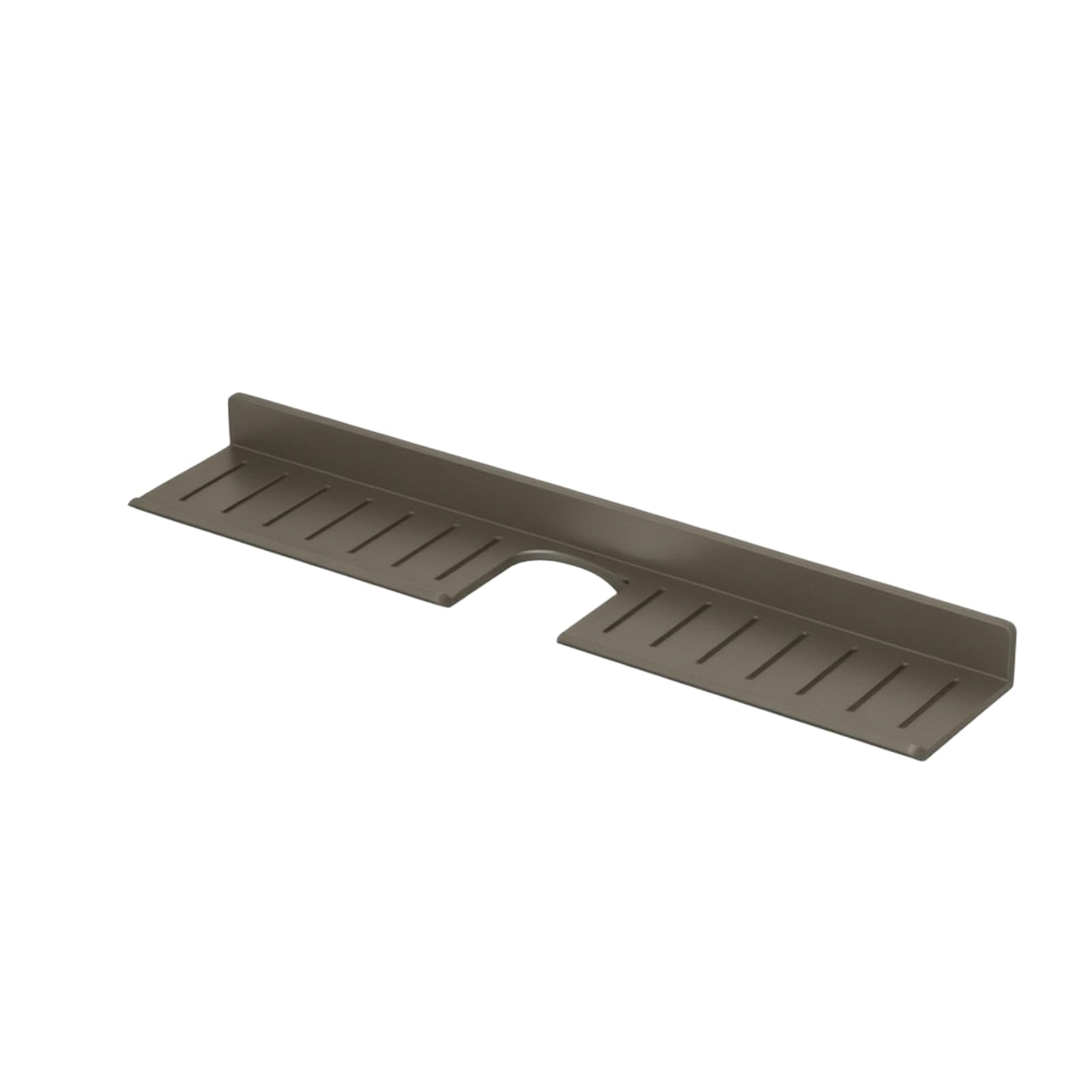 Badezimmer Wandregal Badregal Ablagebord Waschbeckenablage aus Aluminium Feuchtigkeitsbeständig mit Erhöhtem Rand für Seifen Und Pflegeprodukte für Mietwohnungen Kleine Bäder Gäste WC, 70 cm