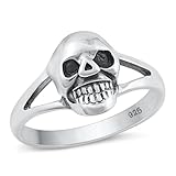 CHOOSE YOUR STYLE Sterling Silver Skull Ring