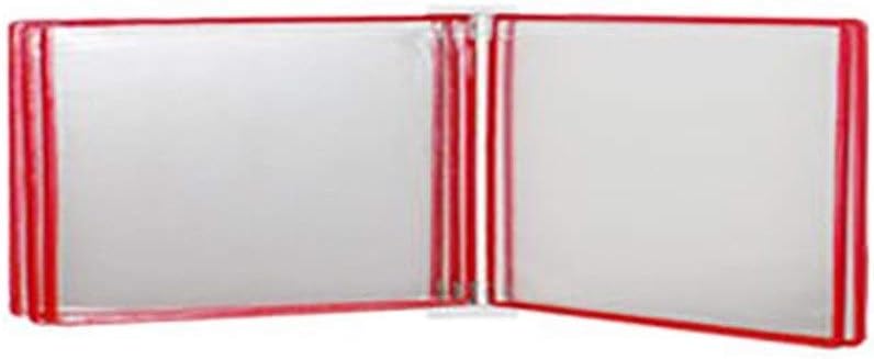 Wall Mounted Flip Book Display Wall Mounted A4 Poster Flip Book Display With 5 Panels 10 Pockets Multicolor 35x24x4.5cmC
