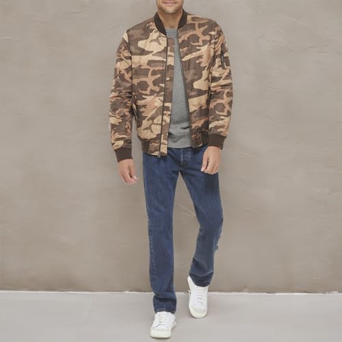 Image of Levi's Men's Flight Satin Unfilled Ma-1 Bomber