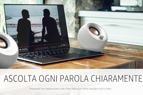 Pebble V3 Minimalistic 2.0 - Altoparlanti da scrivania USB-C con audio USB - Casse per PC - Immagine 2