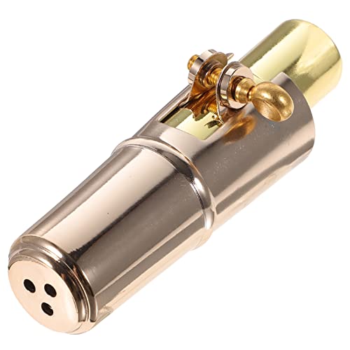 ERINGOGO 1 セット サックスマウスピース サックスハンガー ソプラノサックススタンド サクソフォンのリード サックスキット バックル サックスパーツキット サックスメタルリガチャー 木