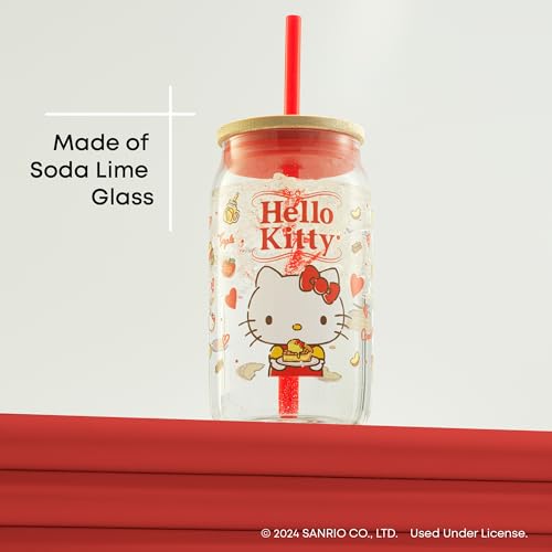 Gobelet verre Hello Kitty anti fuite pour éviter les éclaboussures au bureau